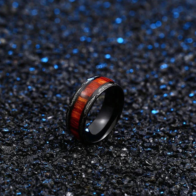 Ateloriac Ring: Dragon Wood