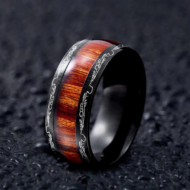 Ateloriac Ring: Dragon Wood