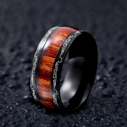 Ateloriac Ring: Dragon Wood