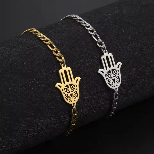 Ateloraic Bracelet: Hamsa Protection