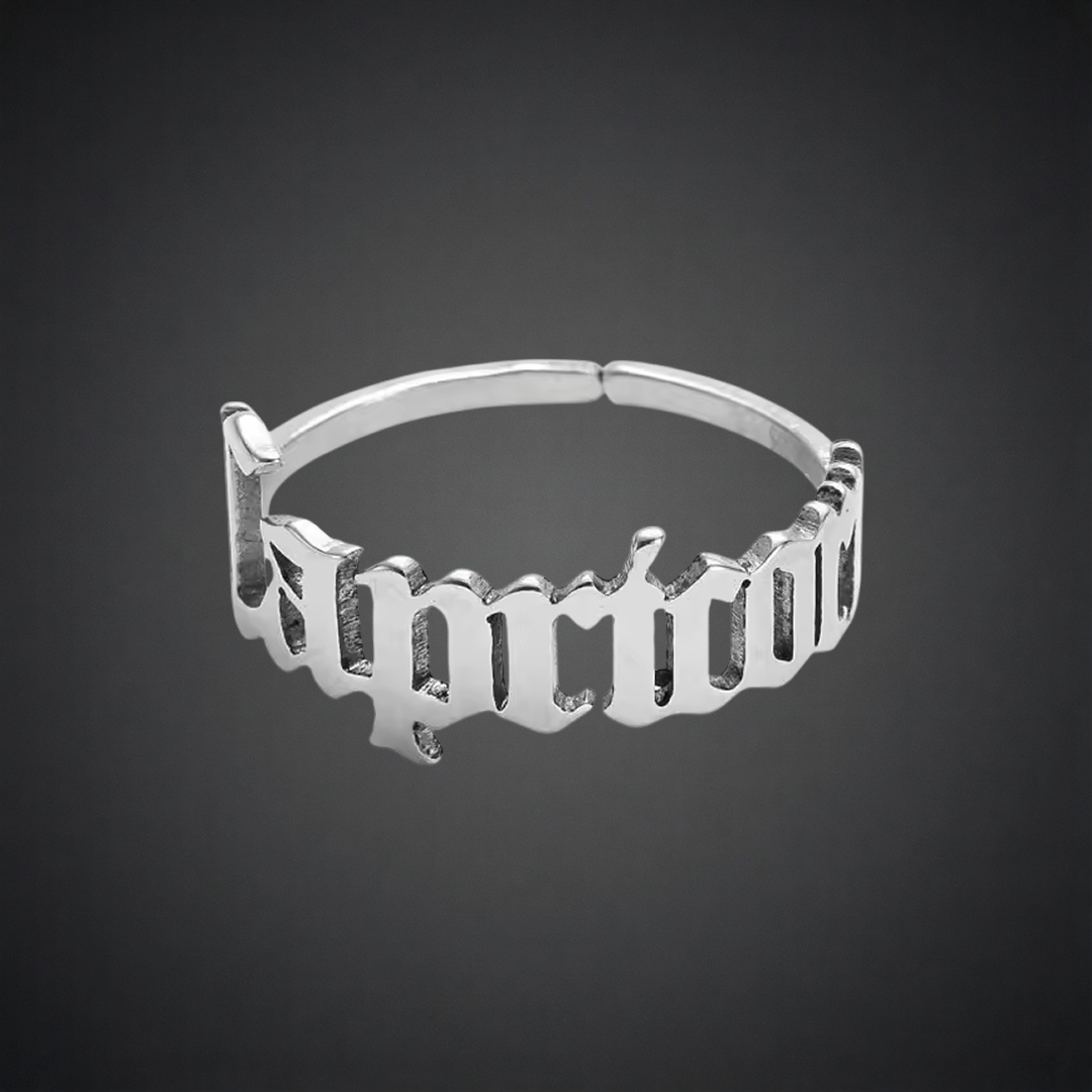 Ateloriac Ring: Gothic Signature
