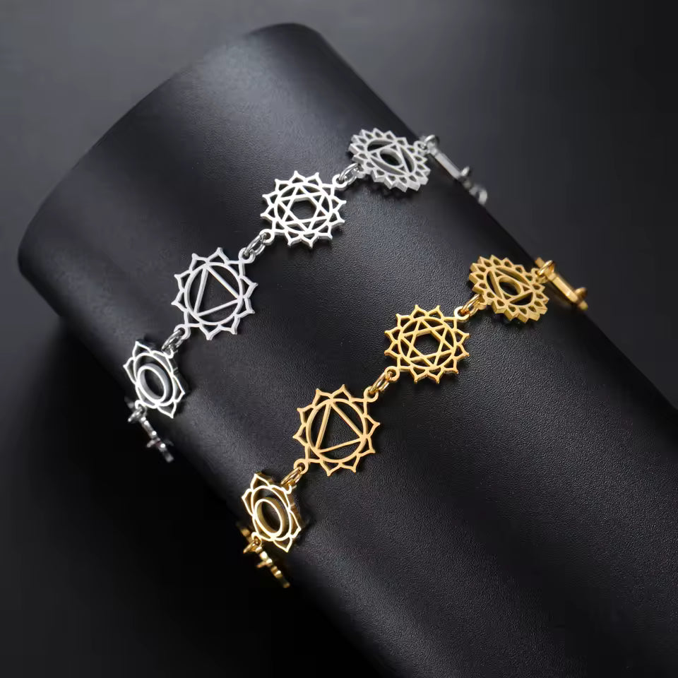 Ateloriac Bracelet: Lotus Energy (7 Chakra Harmony)