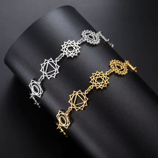 Ateloriac Bracelet: Lotus Energy (7 Chakra Harmony)
